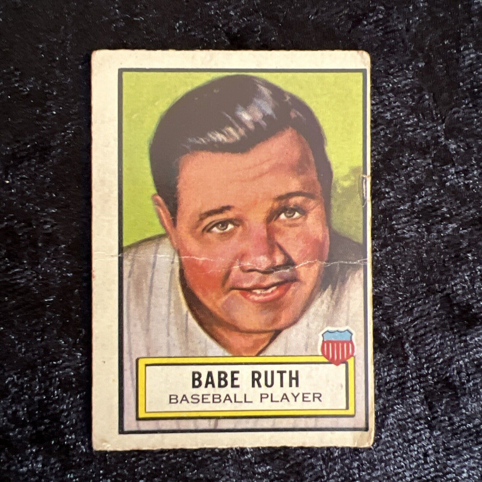 1952 Topps Look n See #15 Babe Ruth New York Yankees