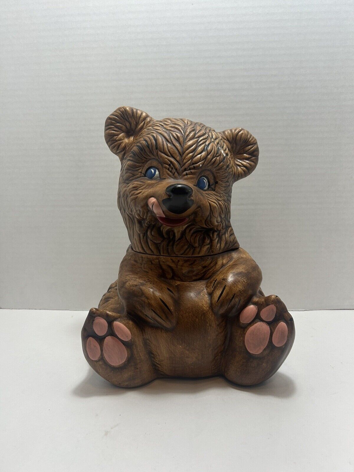 Vintage 1940/1950's Collectivle Cookie Jar  Gilner Pottery Teddy Bear