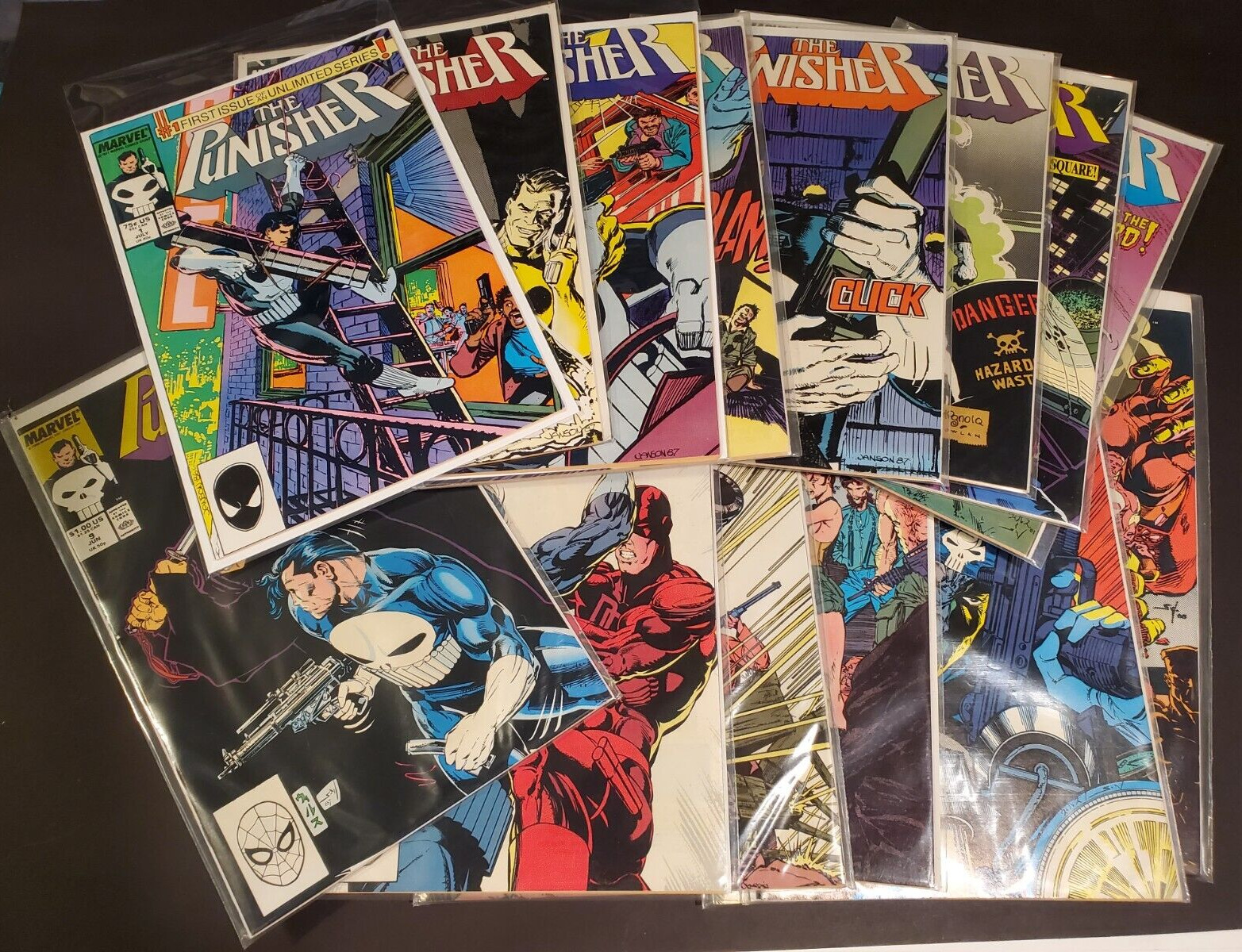 The Punisher #1-15 (Marvel July 1987-1989) ☆ 15 Comic Lot ☆ Authentic ☆