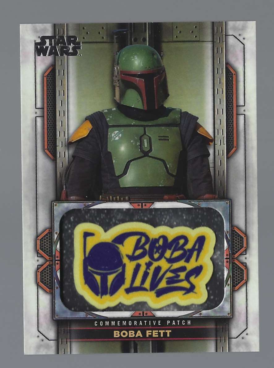 2022 Topps Star Wars The Book of Boba Fett Manufactured Patches Boba Fett #MP6