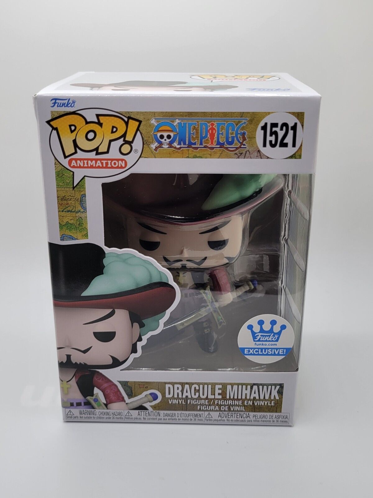 Funko Pop Animation #1521 Dracule Mihawk One Piece Funko-Shop Exclusive Not Mint
