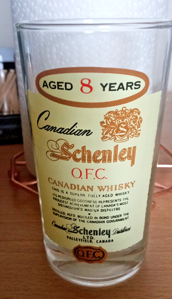 Canadian Schenley OFC  Whisky Glass 5\