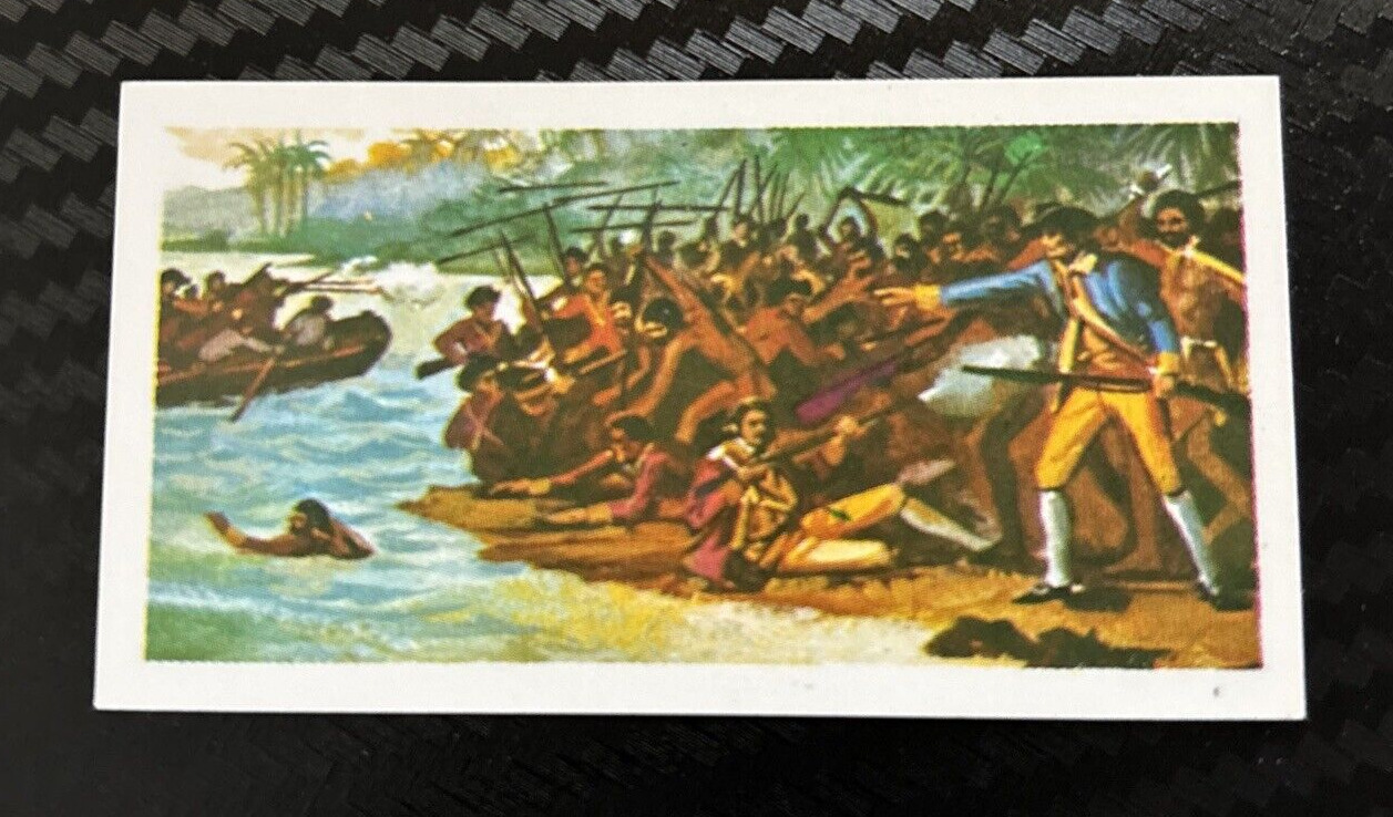 1973 Brooke Bond Adventurers & Explorers Trading Card 19 James Cook