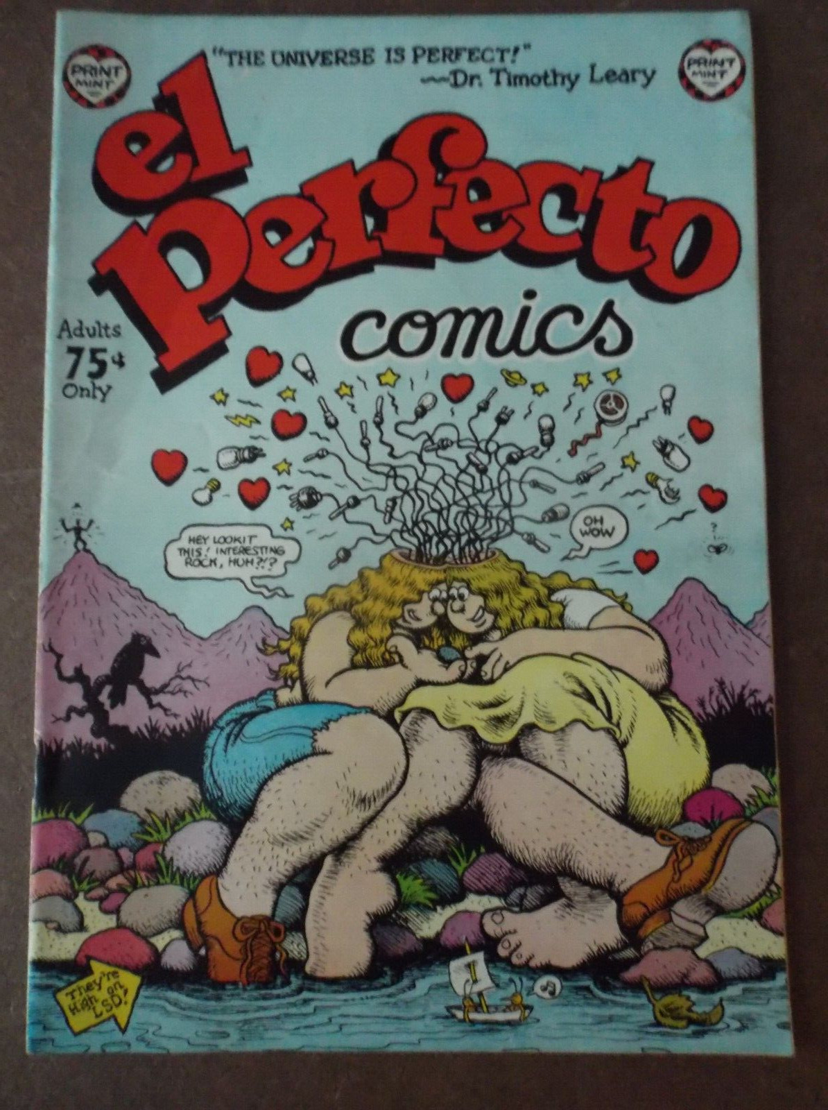 EL PERFECTO COMICS 1973 UNDERGROUND PRINT MINT ROBERT CRUMB