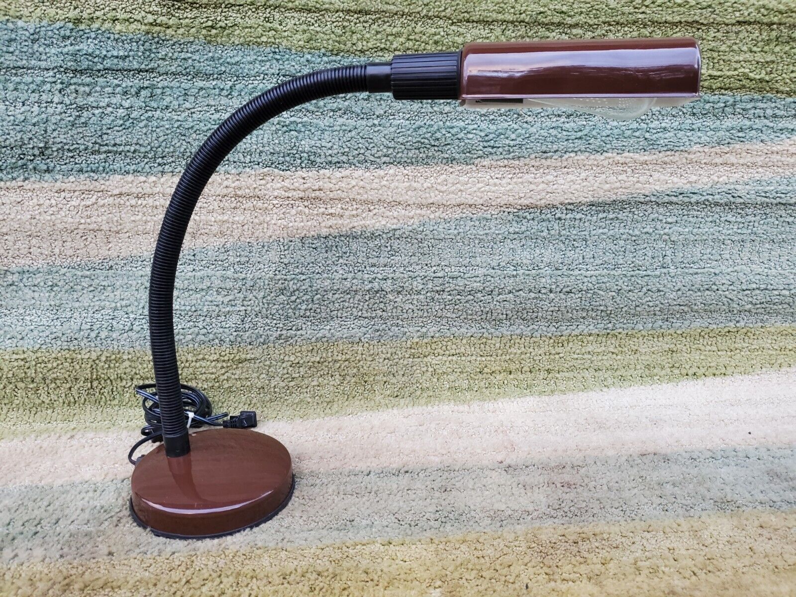 Vintage Veneta Lumi Goose Neck Lamp Modernist Mid-Century MCM
