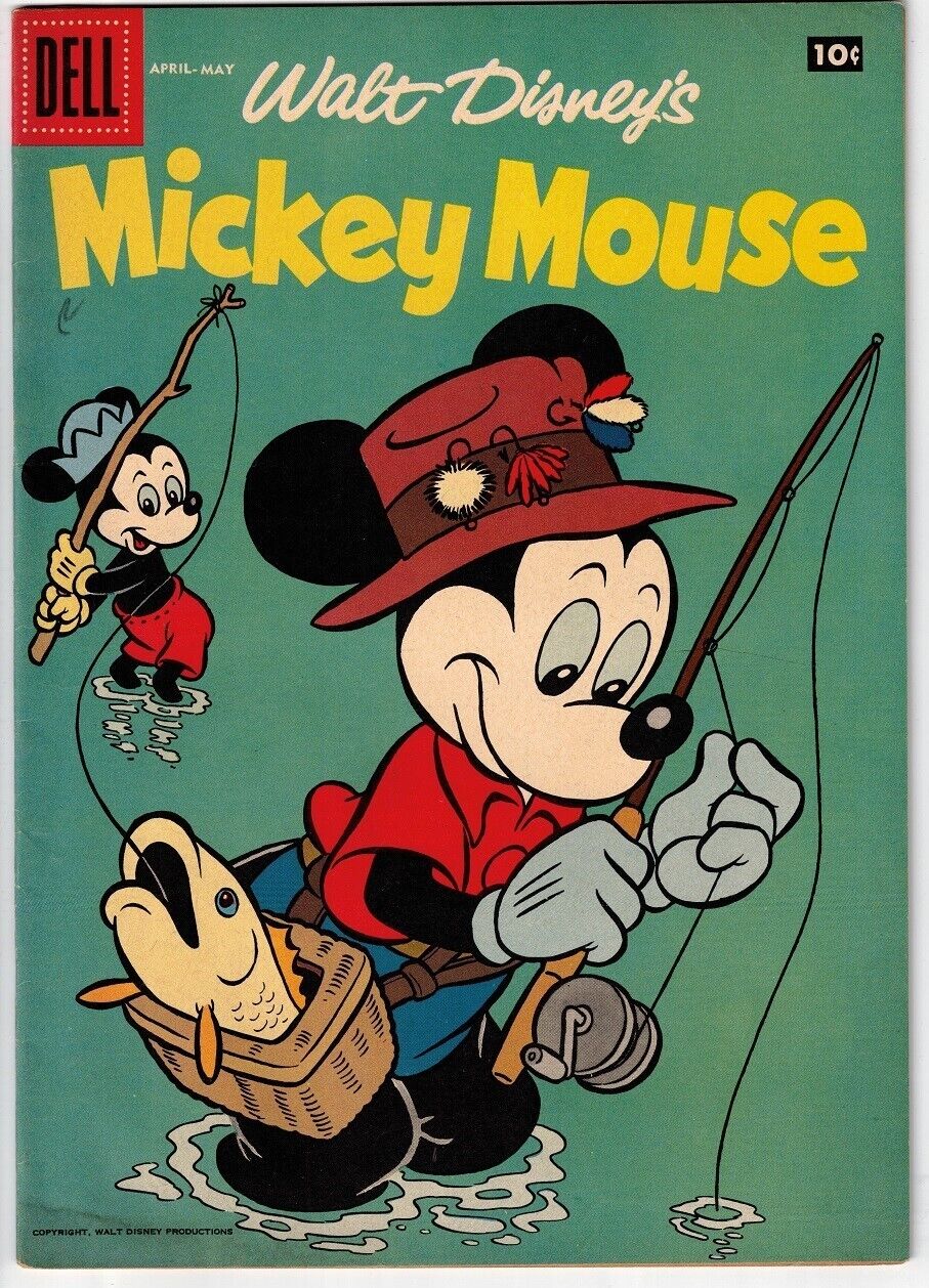 MICKEY MOUSE # 59 (DELL) (1958) PAUL MURRY & JACK BRADBURY art - GOOFY