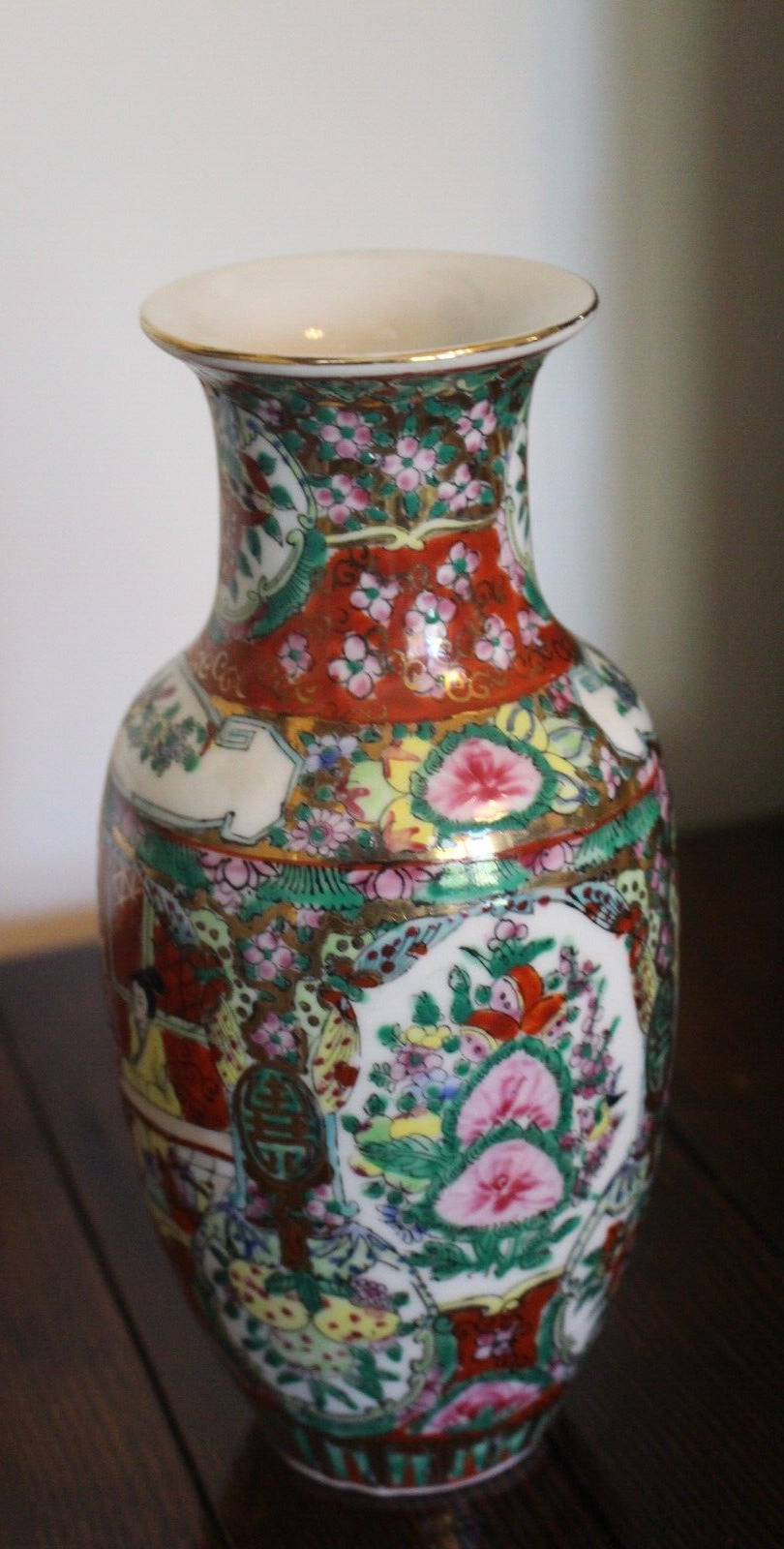 Antique M.T.C.  Art Pottery Oriental Vase
