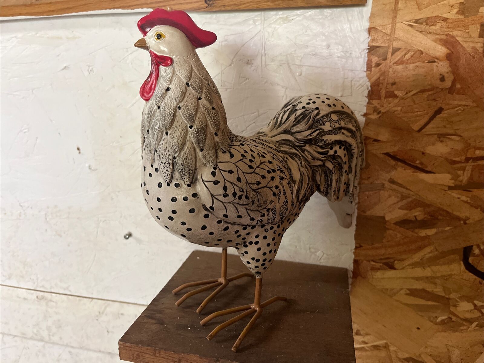 dominic rooster home decor 10’’ Height 9’’ Width