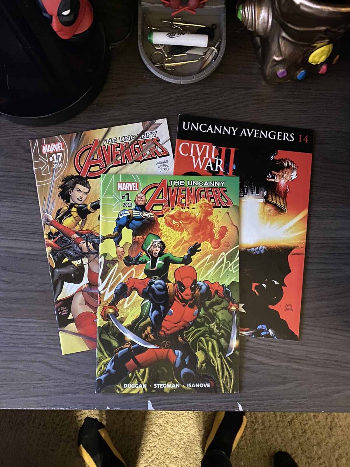 Uncanny Avengers #1, #14, & #17 | Vol 3 | Deadpool, Old Man Cap America, Rouge