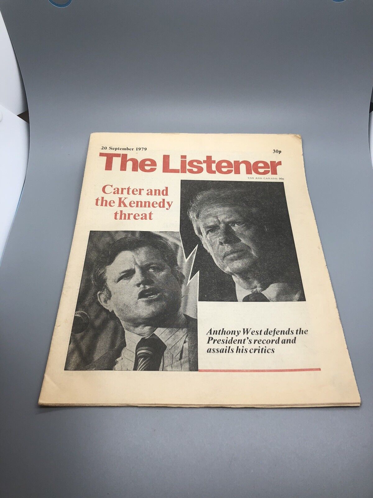 The Listener magazine 1979 Jimmy Carter Teddy Kennedy historic cool