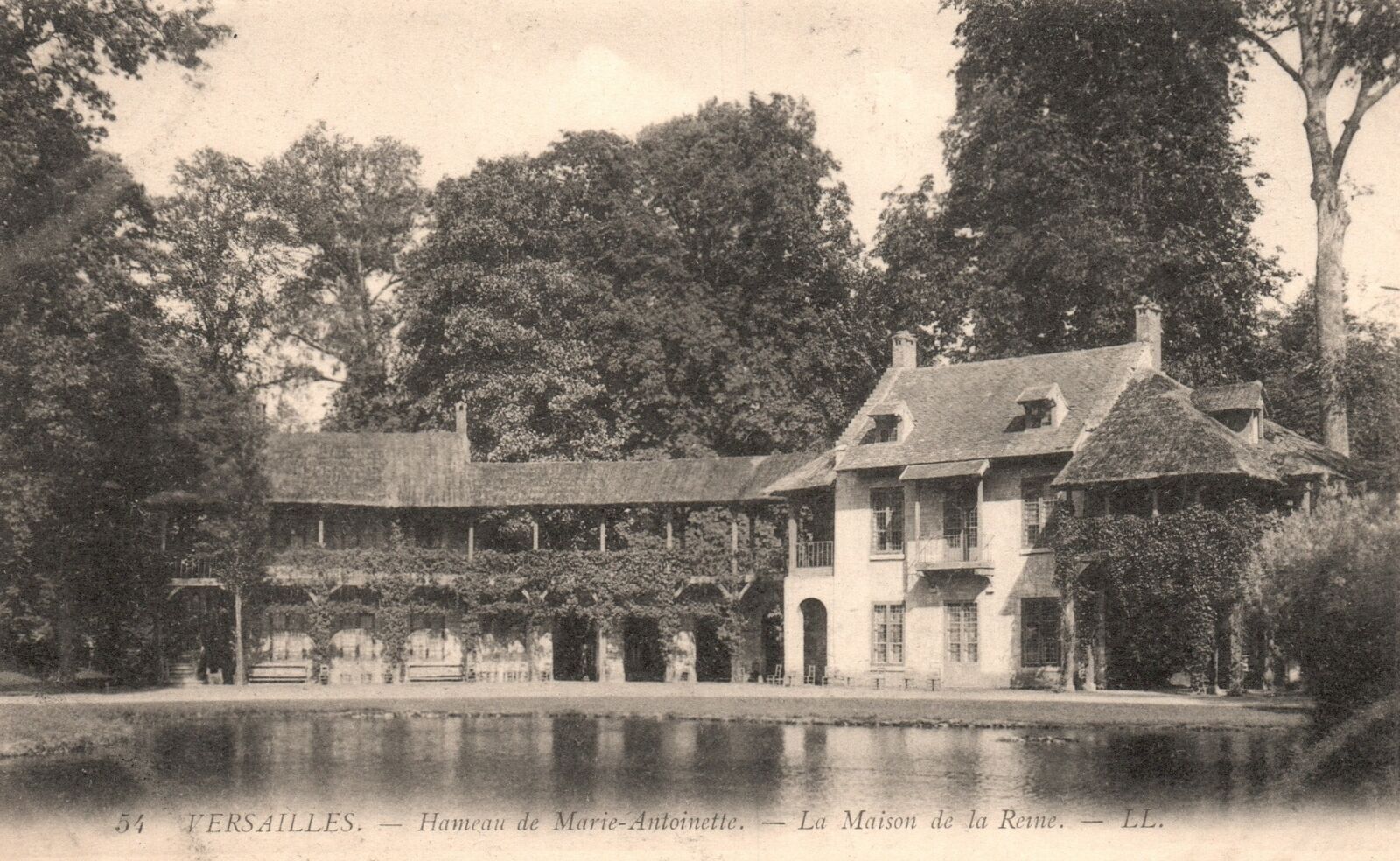 Vintage Postcard 1910's Versailles  Hameau de Marie-Antoinette Paris France FR