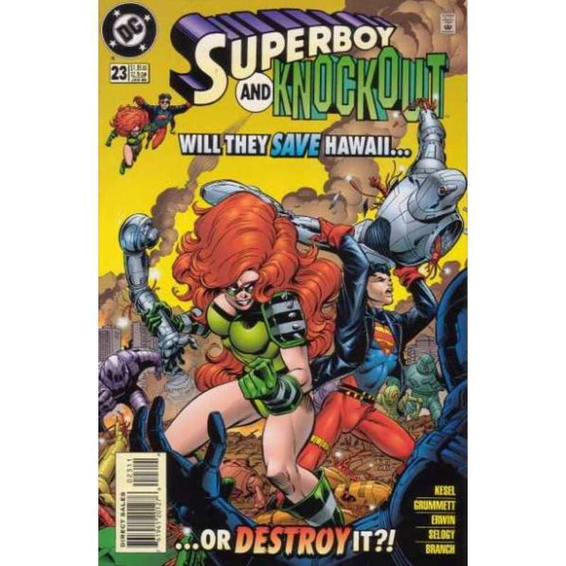 Superboy #23 1994 series DC comics NM Full description below [k\