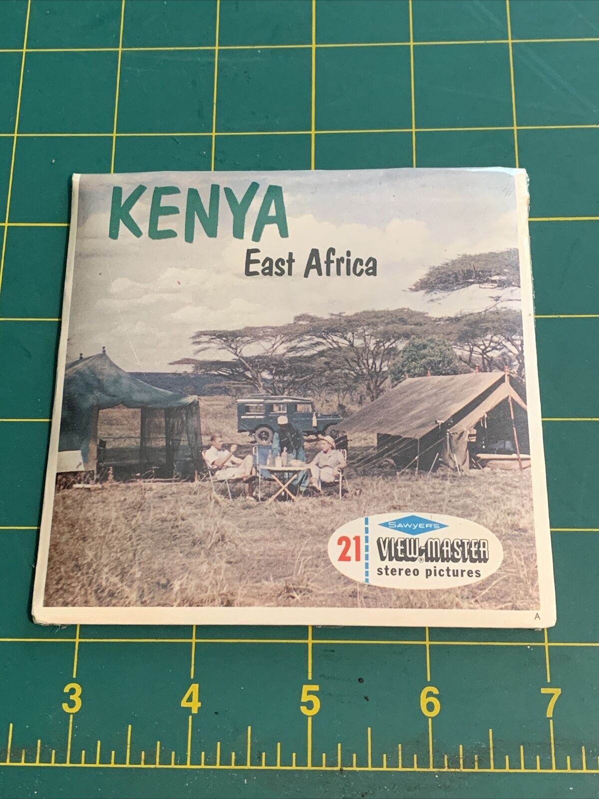Scarce Vintage Sawyer\'s view-master KENYA east Africa 3 Reel Set B123 Sealed Gr1