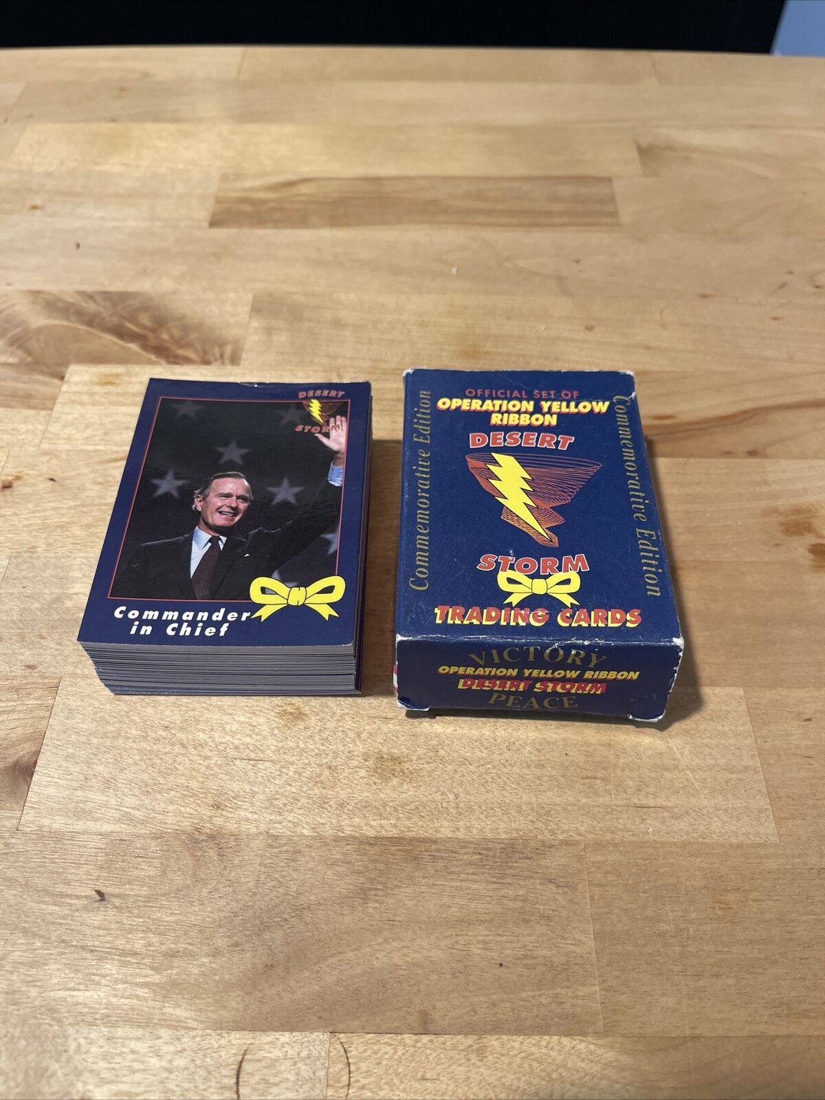 Desert Storm Operation Yellow Ribbon 1991 Commemorative 60 Card Complete Box Set