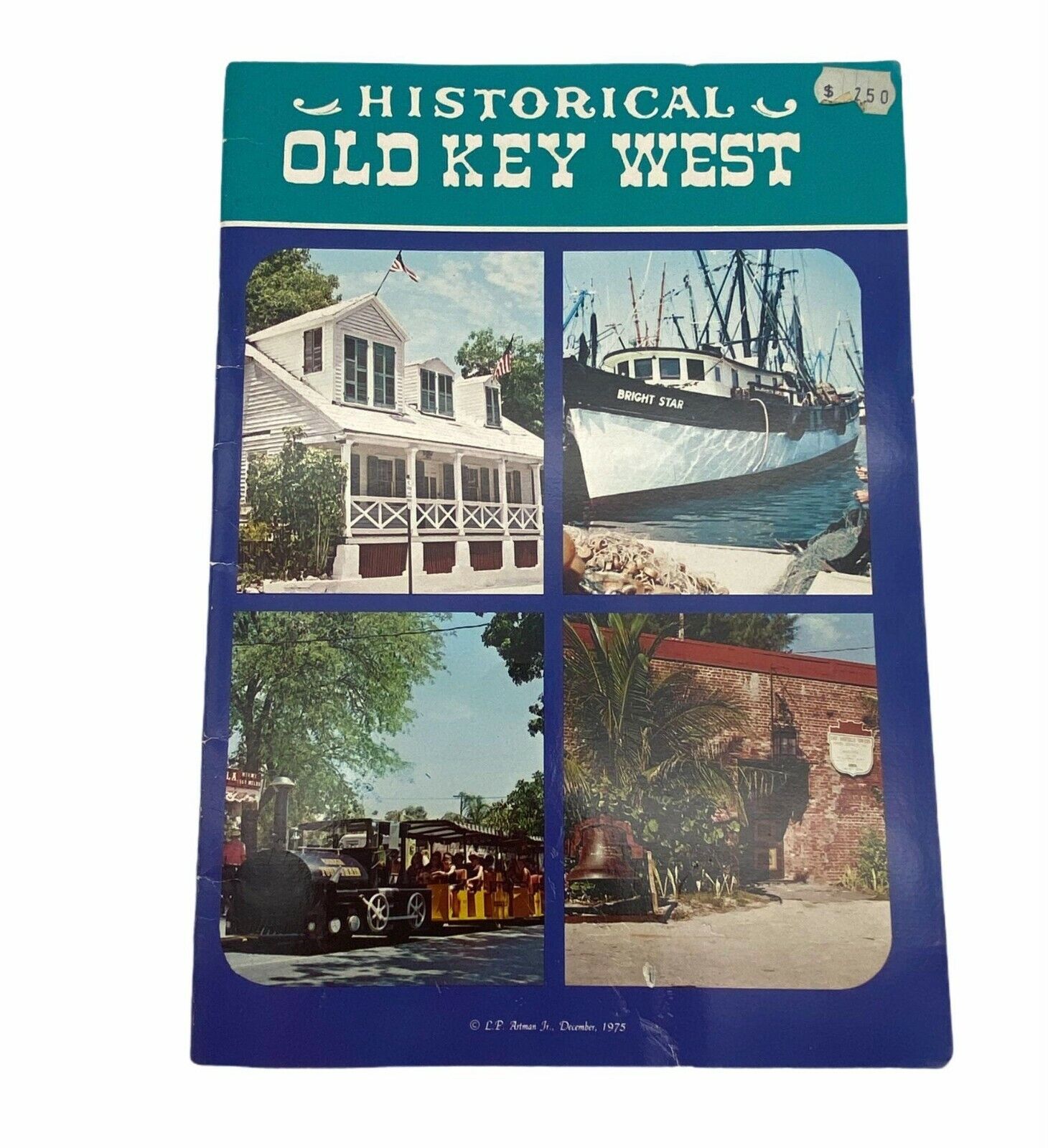 Vintage '73 Historical Old Key West Travel Booklet Bridge Ocean US Navel Station