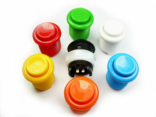 GoldLeaf Pushbuttons - A MAME Must Have by Ultimarc US SHIPPER each Buy 1 button