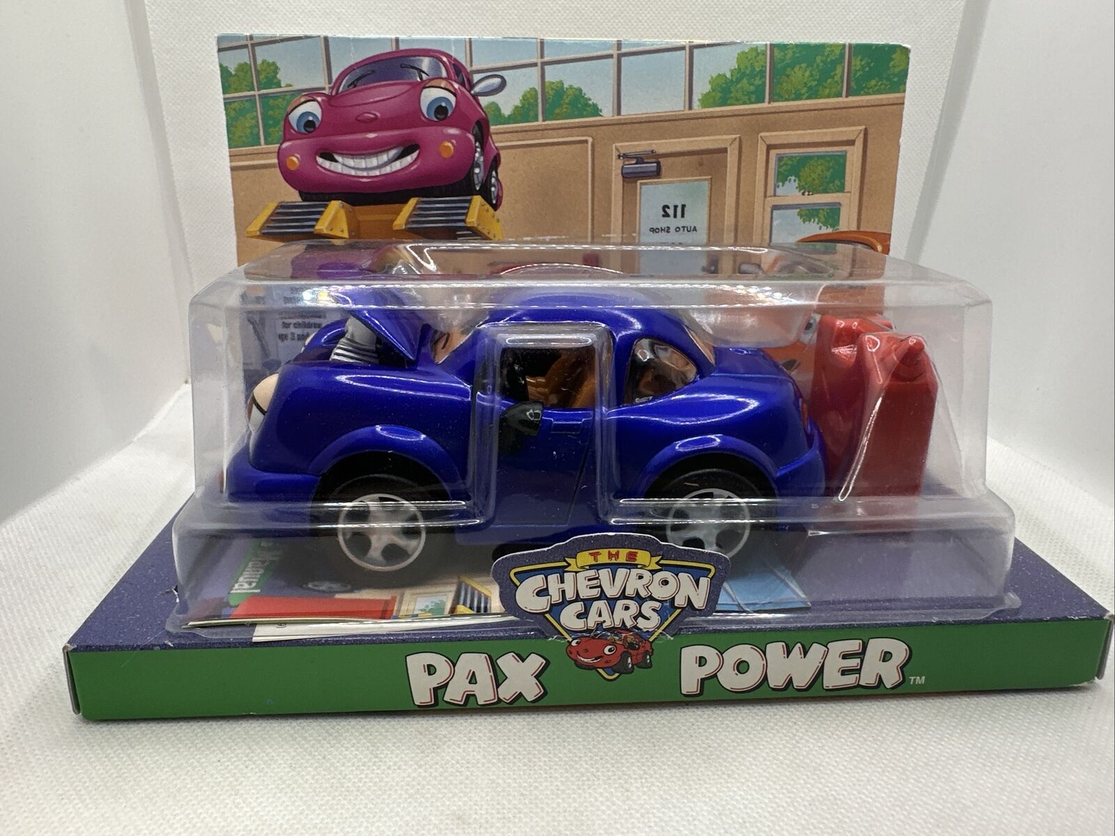 Vintage 2001 The Chevron Cars Pax Power Collectible Toy Car No 30