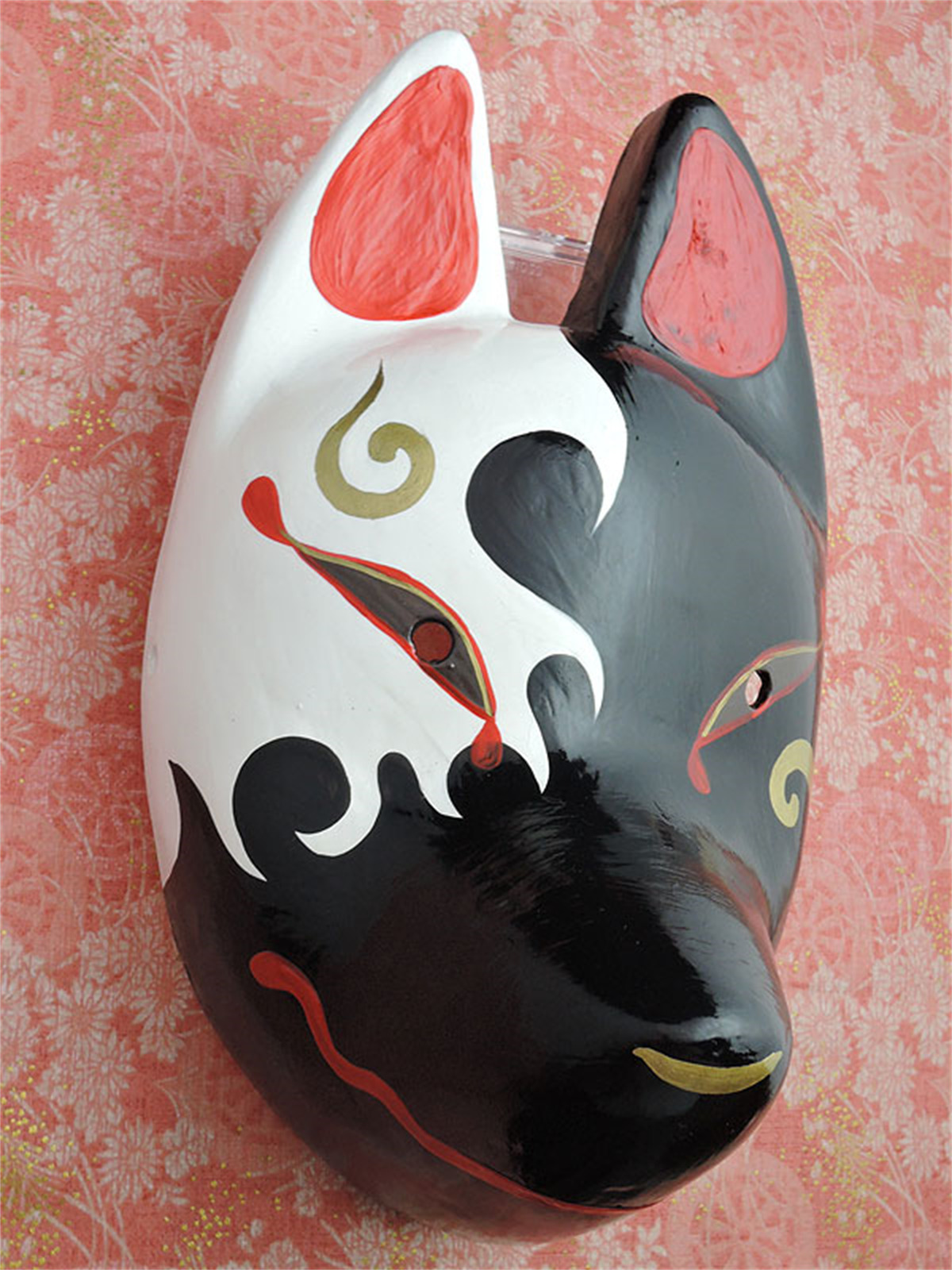 Japanese Traditional Fox Mask darkness and light erosion Normal ver Kitsumen-do