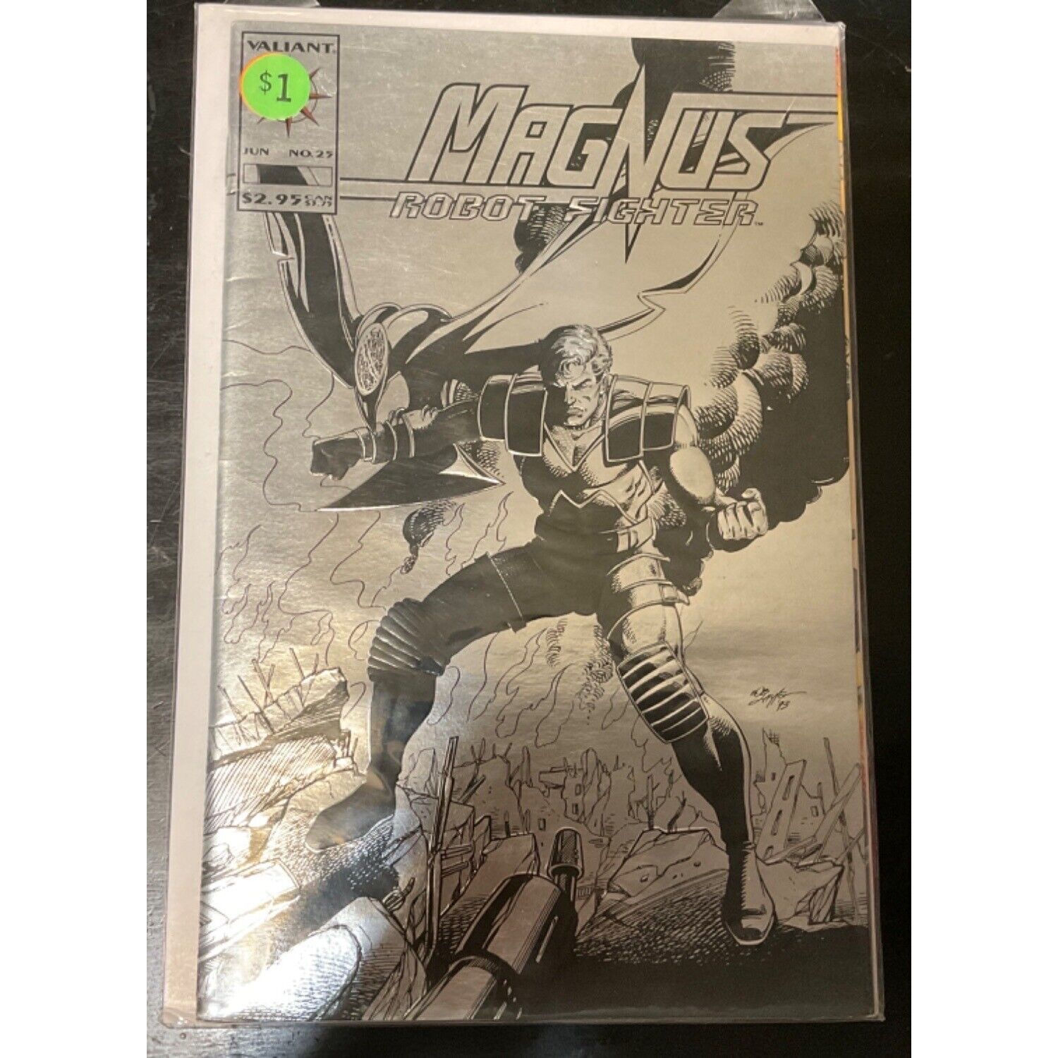 Magnus Robot Fighter #25 June Valiant Comic Book