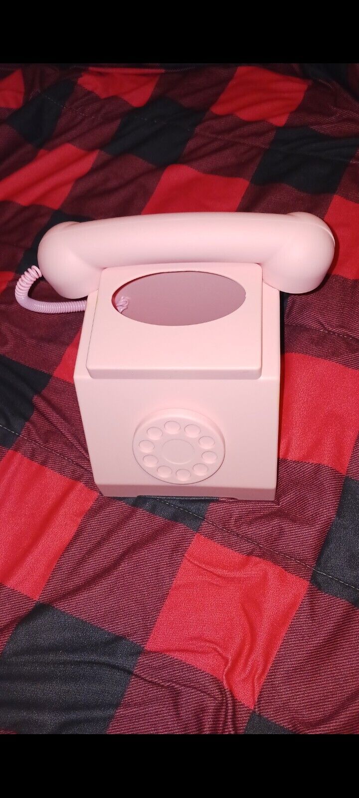 TARGET Bullseye Pink Telephone 80s Vintage Style Tissue Box Cover Summer 2024 