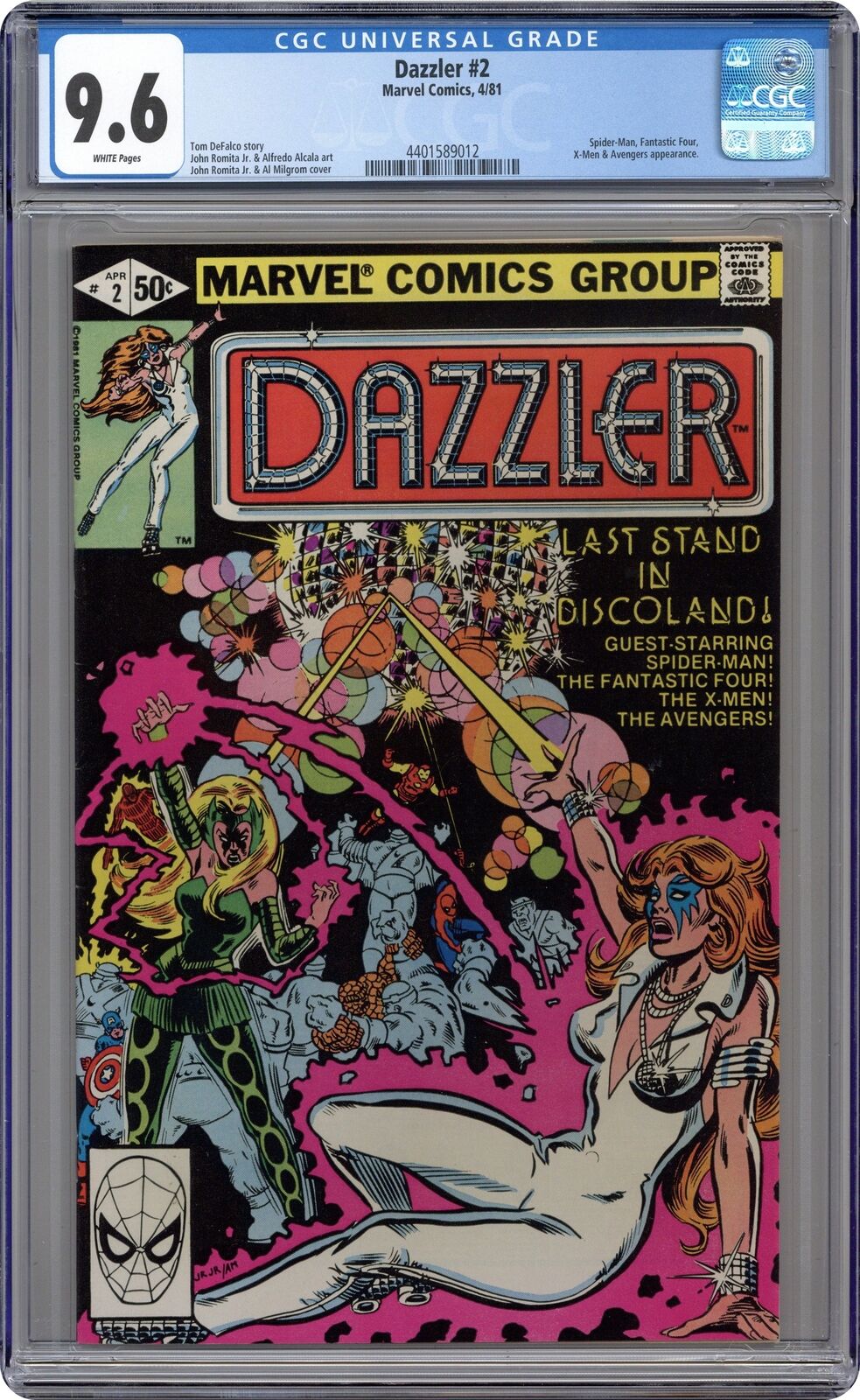 Dazzler #2D CGC 9.6 1981 4401589012