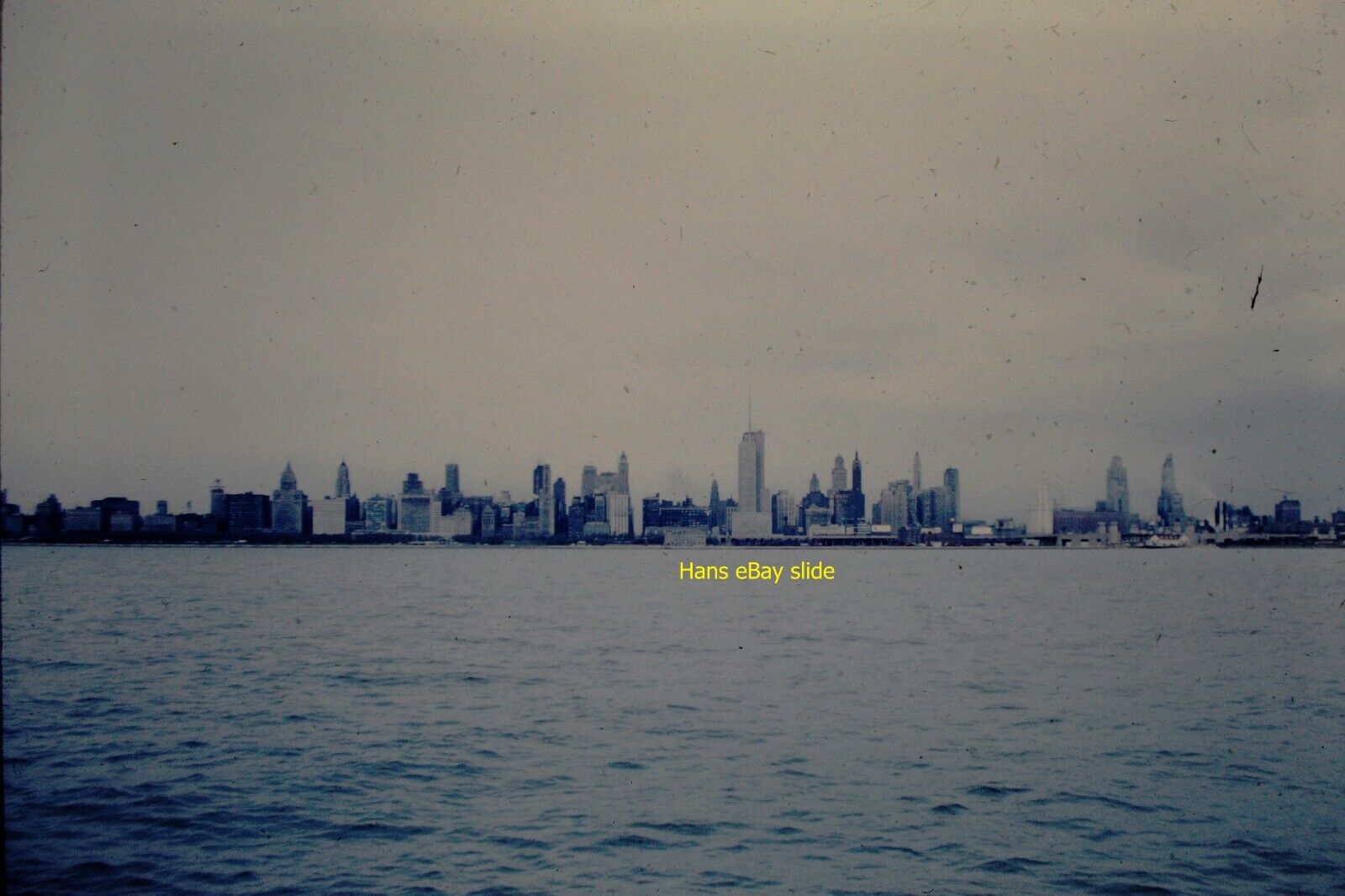 Downtown Chicago skyline in 1959; One (1) Kodachrome slide