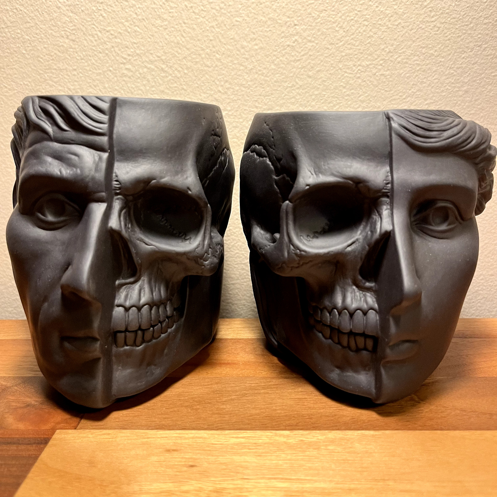 TREVOR FOSTER TimeILess Him Her Ceramic Skull Set Tiki Mug Kickstarter Undertow