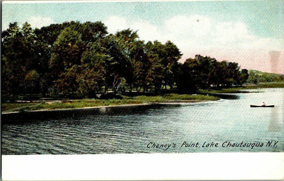 1907. CHENEY\'S POINT LAKE, CHAUTAUQUA, NY. POSTCARD. RC13