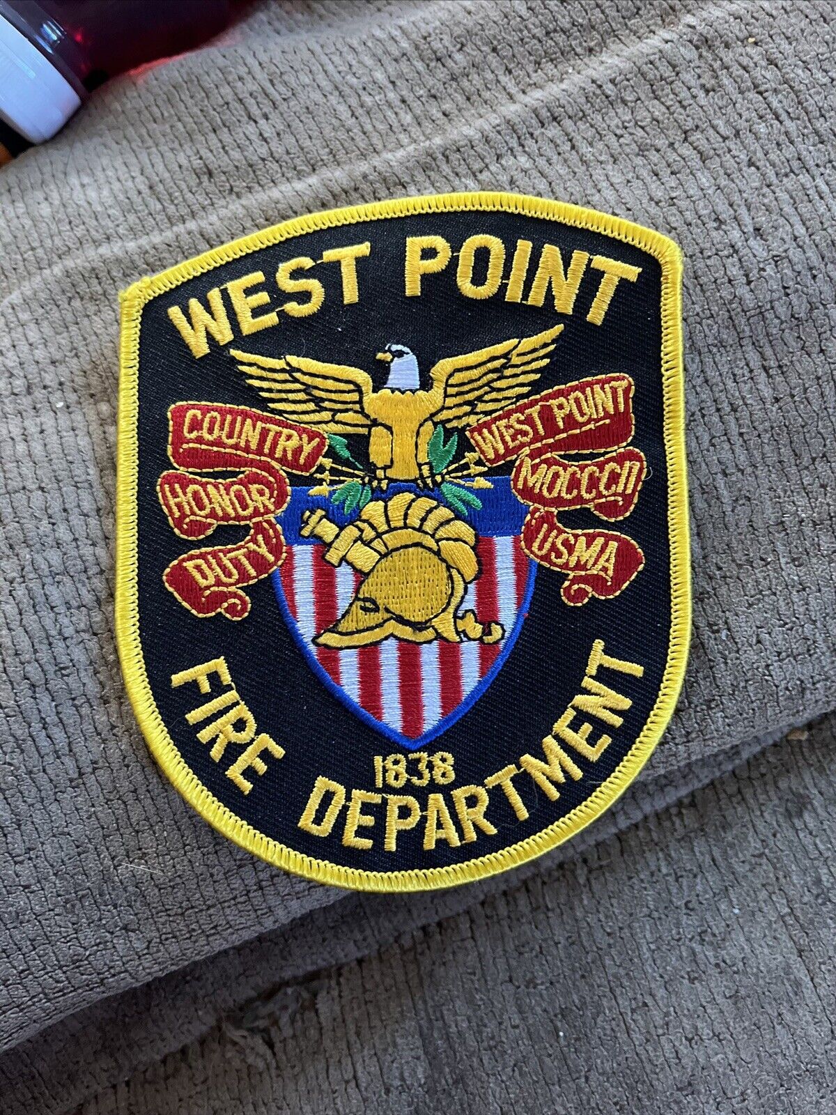 New York - West Point US Military Academy NY Fire Dept Patch