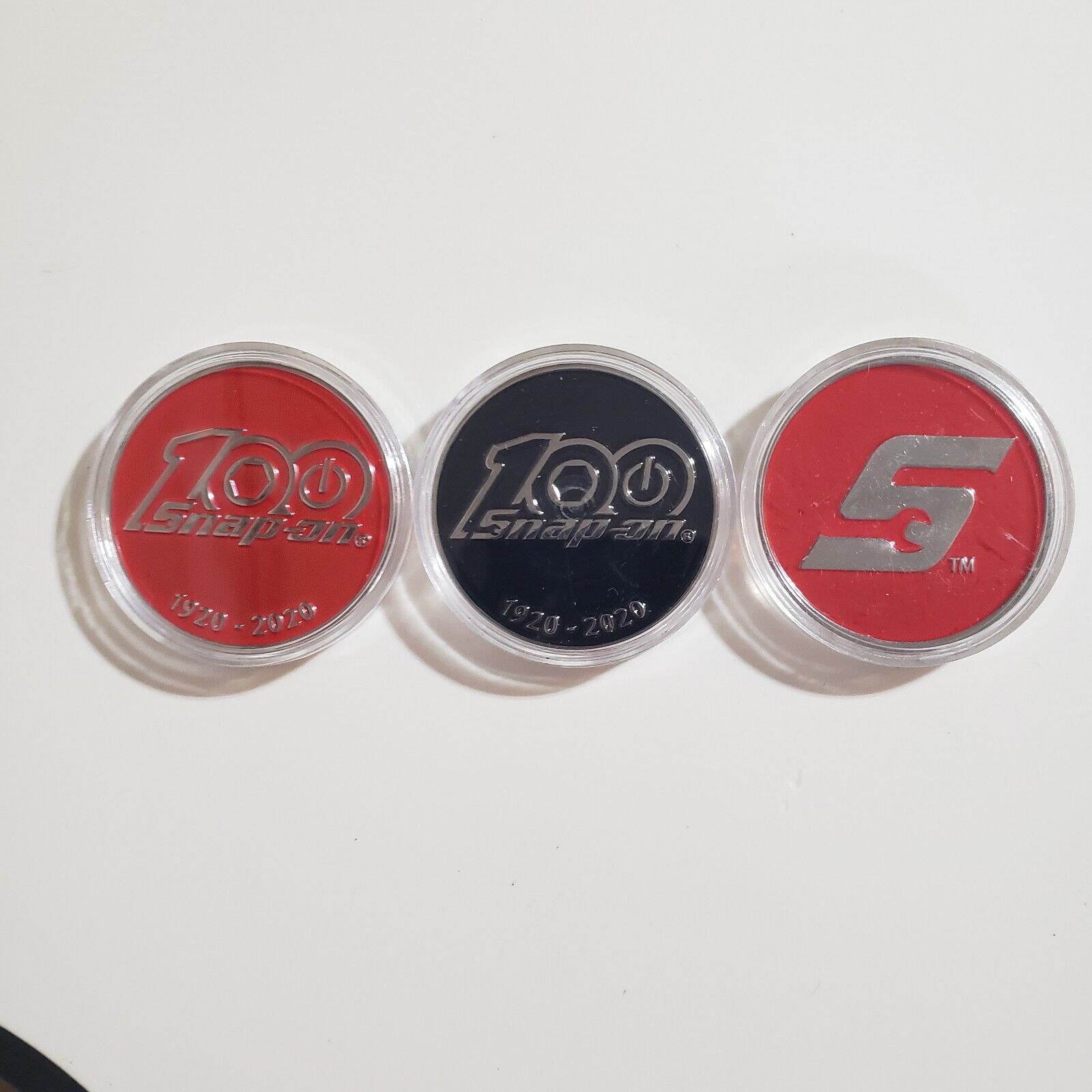 Snap-on Tools Red 2022 BREAKING BARRIERS DEALER ONLY COIN + 2 X 100th Coins