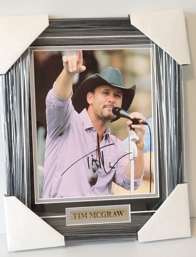 Tim McGraw Signed Autograph 8x10 Picture Photo PAAS Certified