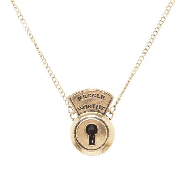 Fantastic Beasts And Where To Find Them Muggle Worthy Lock Necklace, NEW UNUSED