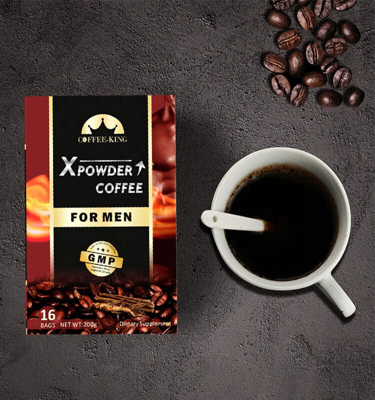 Man X Power Coffee Maca Enlargement Instant Natural Herba Power Coffee10g*20bag