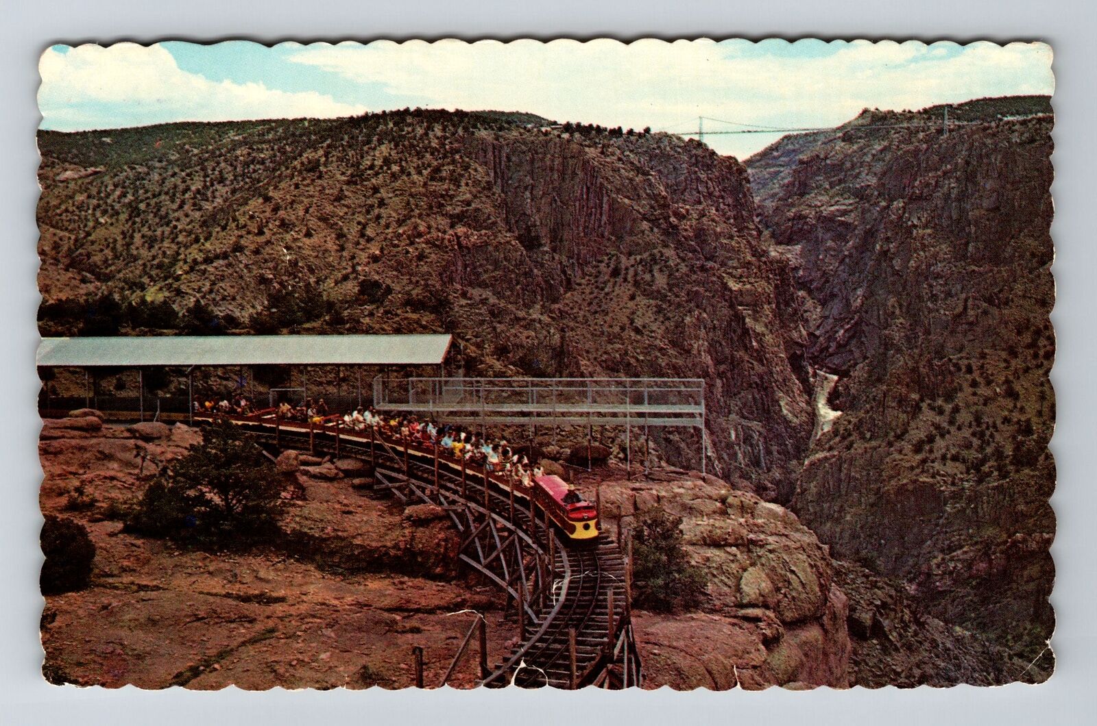 Canon City CO-Colorado, Scenic Railway, Royal Gorge, Vintage Postcard
