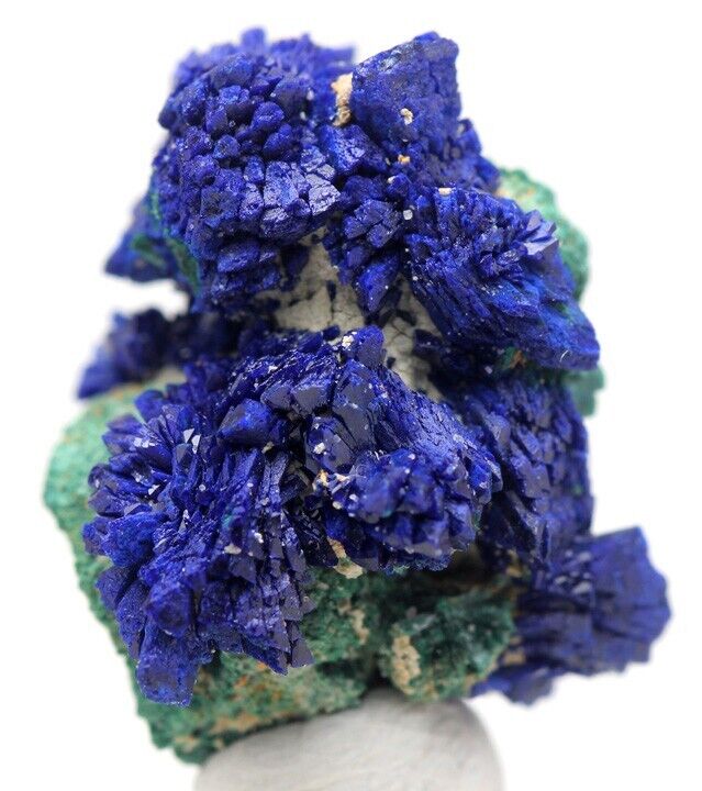 AZURITE MALACHITE DEEP BLUE Specimen Crystal Cluster Mineral Gemmy UTAH