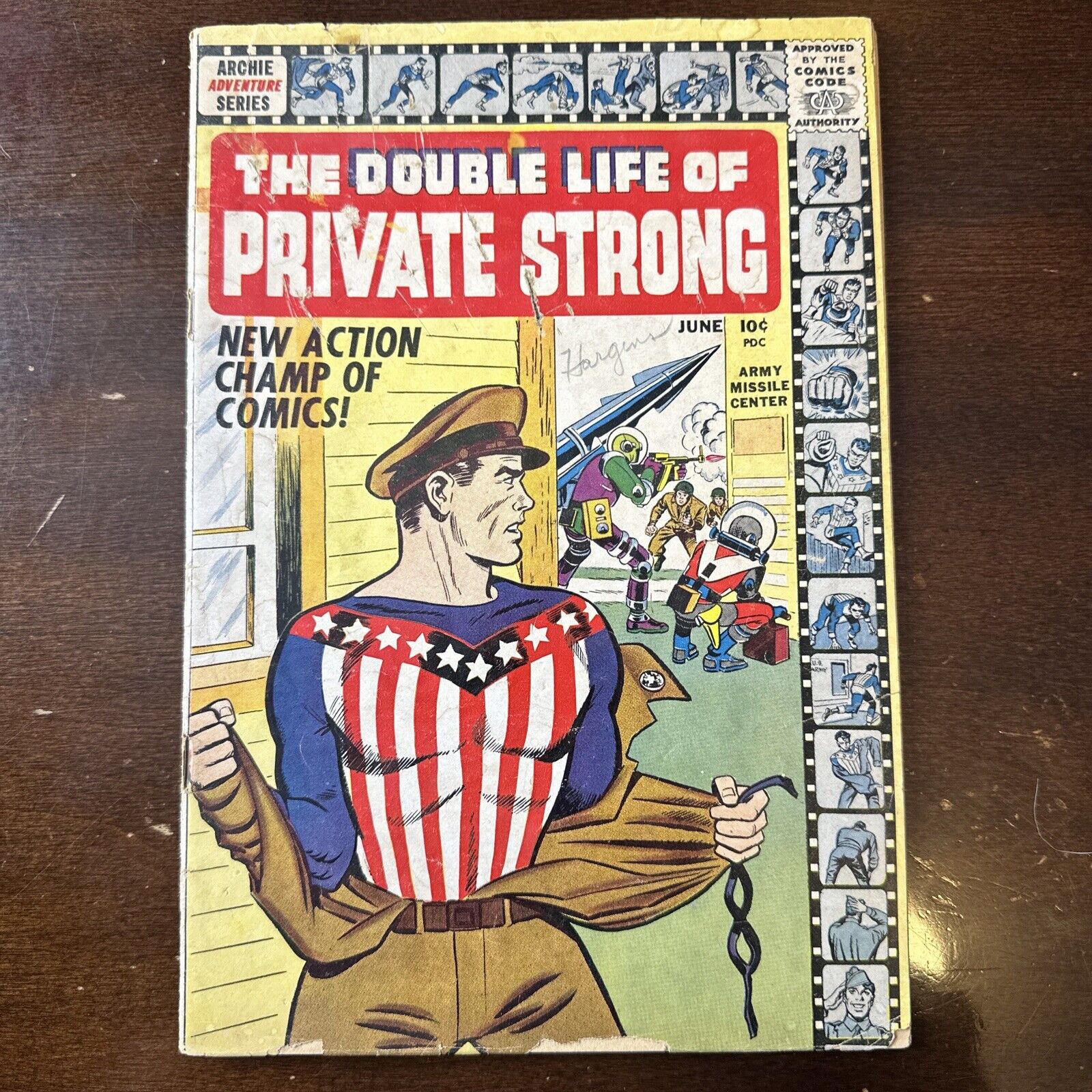 Double Life of Private Strong #1 (1959) - Simon and Kirby