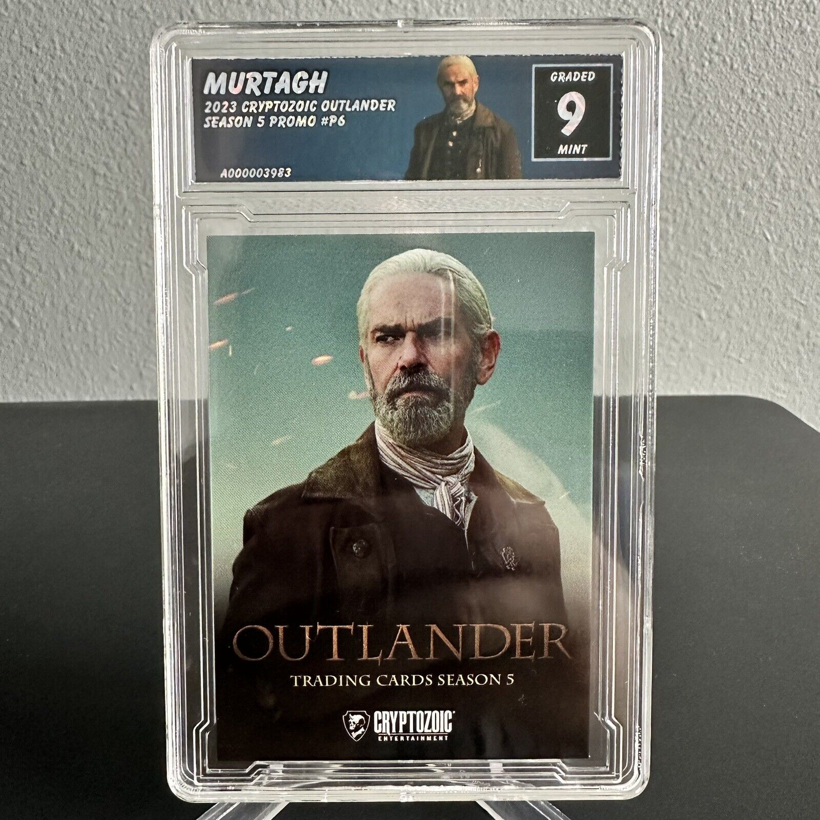Outlander Season 5 Promo Card P6 Cryptozoic 2022 Murtagh Fraser Graded Mint 9
