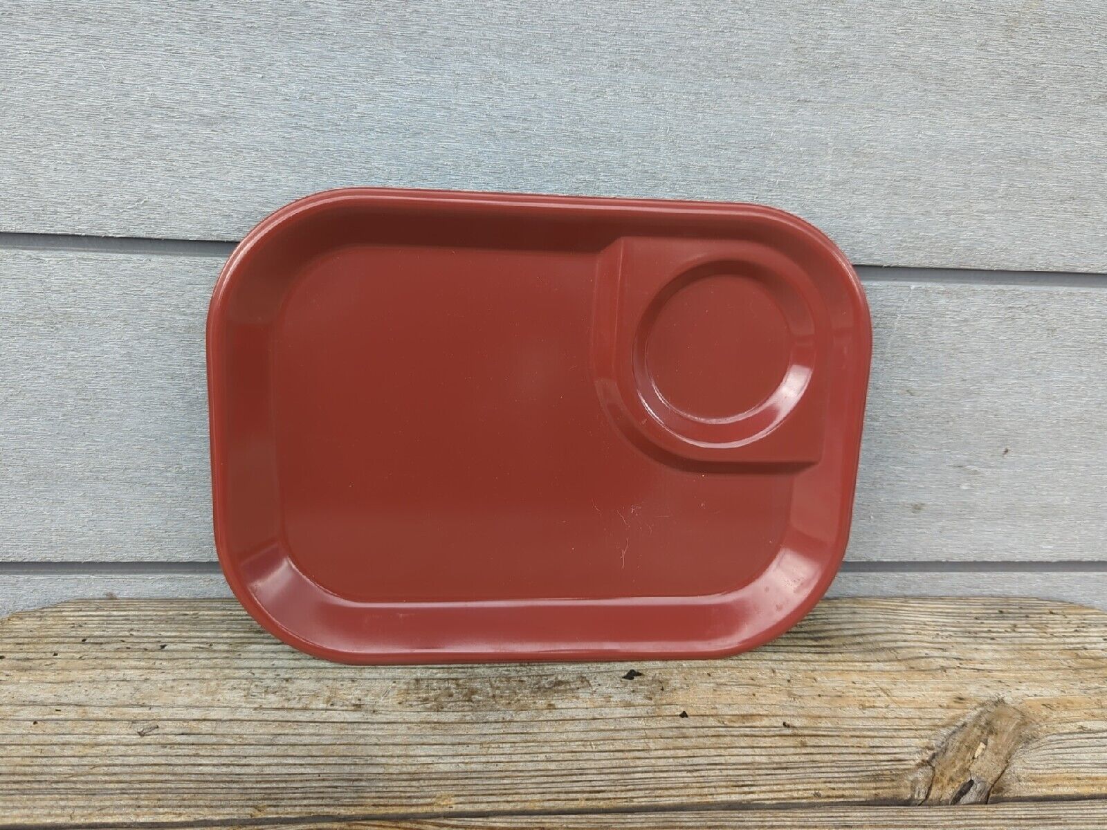 Vintage Rubbermaid 3850 Melamine Lunch TV Camping Tray 11 1/2\