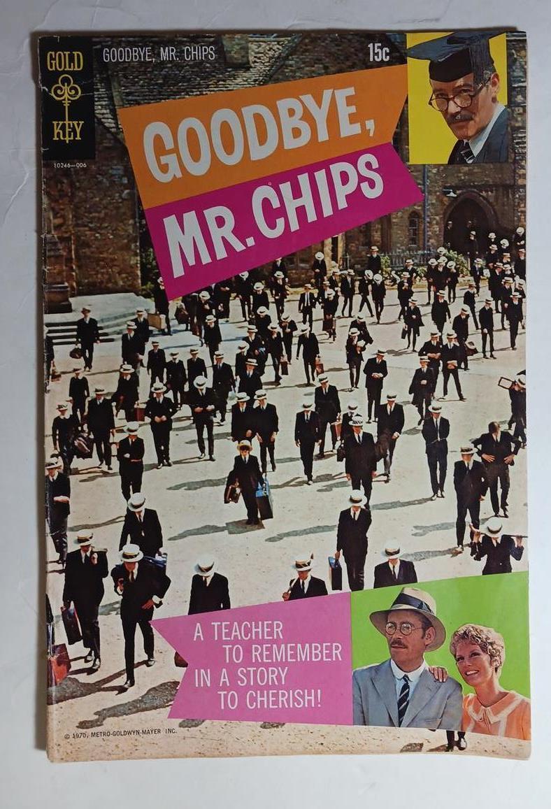 GOODBYE MR CHIPS GOLD KEY COMICS JUN 1970 PETER O\'TOOLE VG/F 5.0