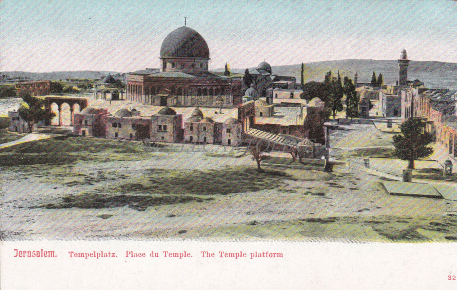 PALESTINE - Jerusalem, Tempelplatz