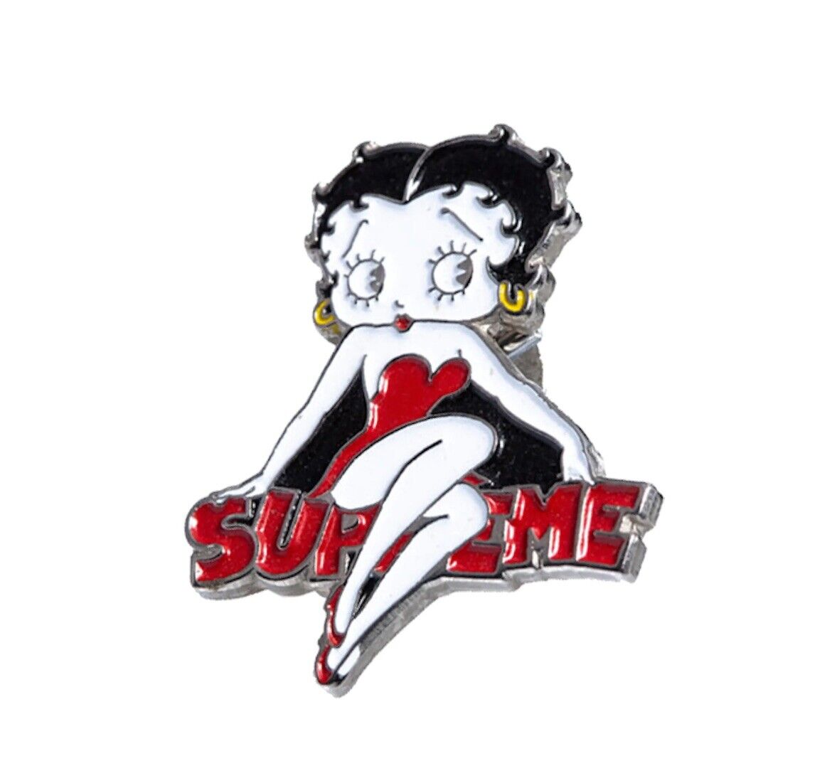 Supreme Betty Boop Pin Silver