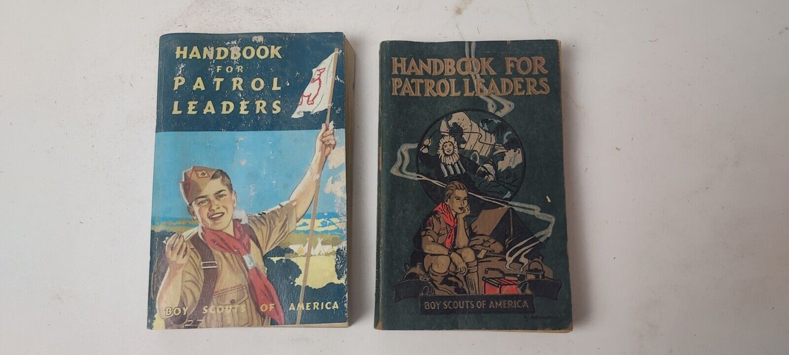 Vintage Boy Scouts Patrol Leader's Guides - Lot Of 2