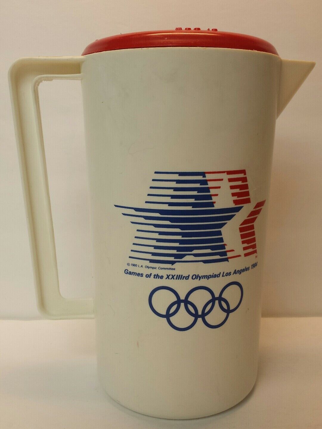 1984 Los Angeles US Olympics Game 23rd XXIIIrd  Olympiad Water Pitcher