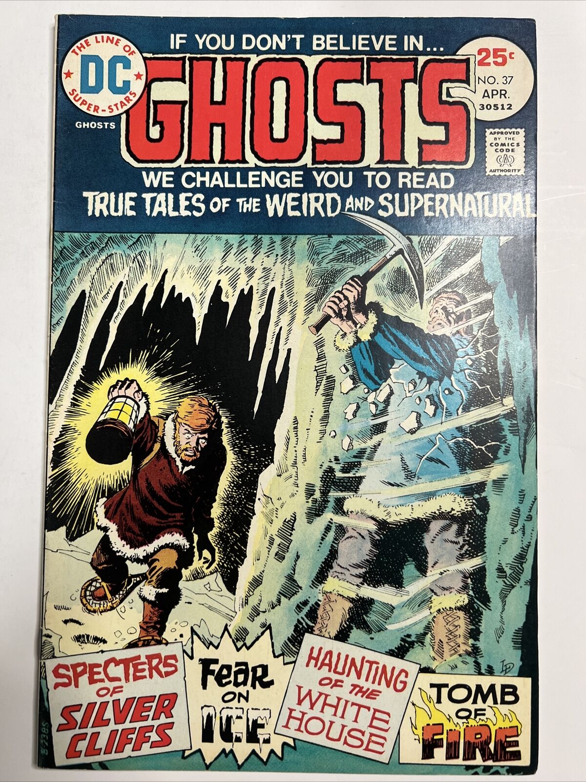 Ghosts #37 1975 VG Nick Cardy DC Comics Comic Book Horror (Low-Mid Grade)