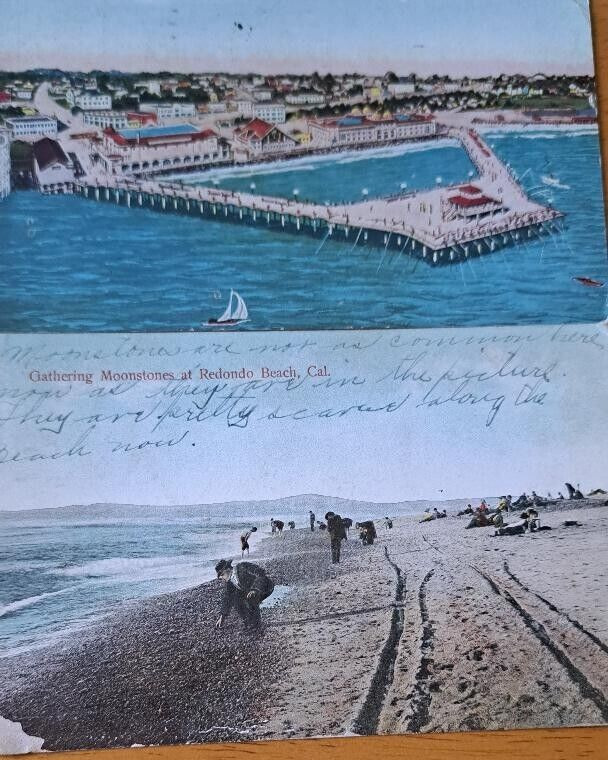 LOT OF 2   Vintage Postcards     REDONDO BEACH, CALIF   ca.1900\'s-