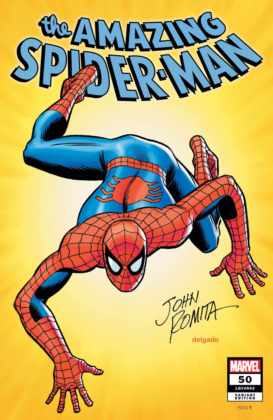 Amazing Spider-Man #50 Cover by JOHN ROMITA SR 1:50 Incentive Variant
