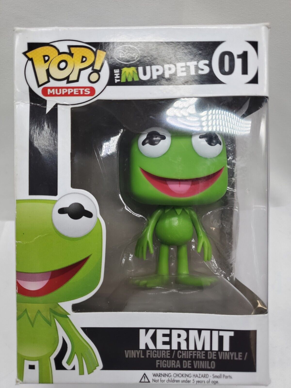 Funko Pop Disney Muppets Kermit The Frog #01 Vaulted Box Slightly Bent