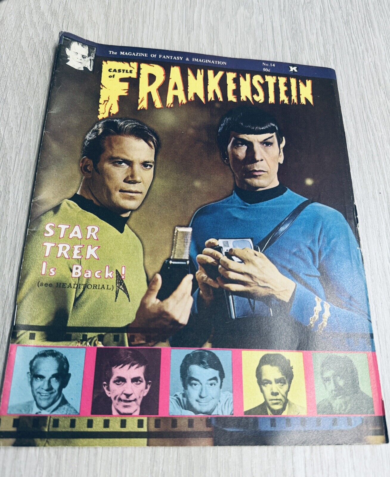 Castle of Frankenstein Magazine (1969) Star Trek and Ray Bradbury Interview