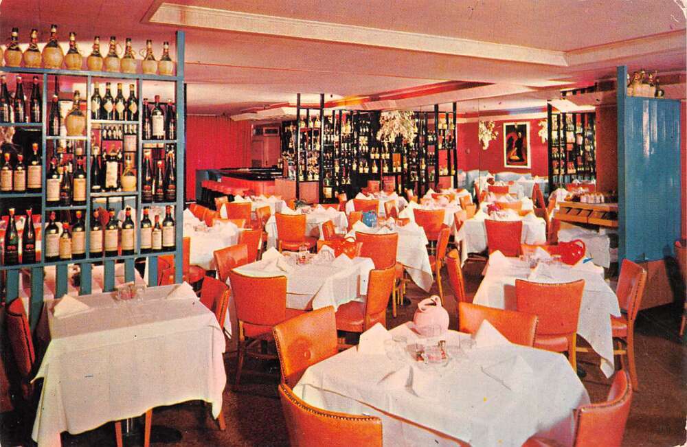 Brooklyn New York Marta\'s Italian Restaurant, Interior, Photochrome PC U6162