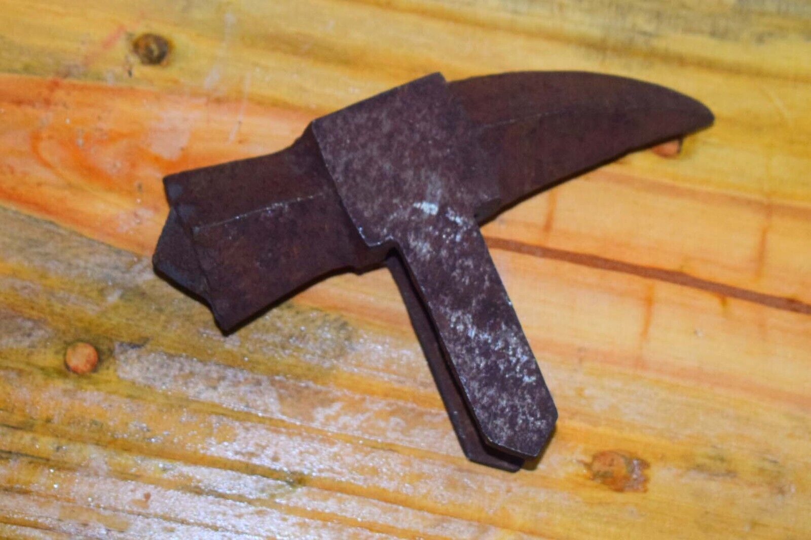 VINTAGE  FORGED MINERS HAMMER ROCK AXE HEAD